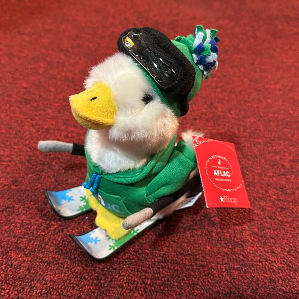 AFLAC 2013 Holiday Ski Duck Macy’s Plush Toy